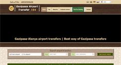 Desktop Screenshot of gazipasaairporttransfer724.com
